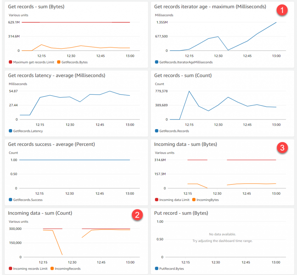 Monitoring the Kinesis stream