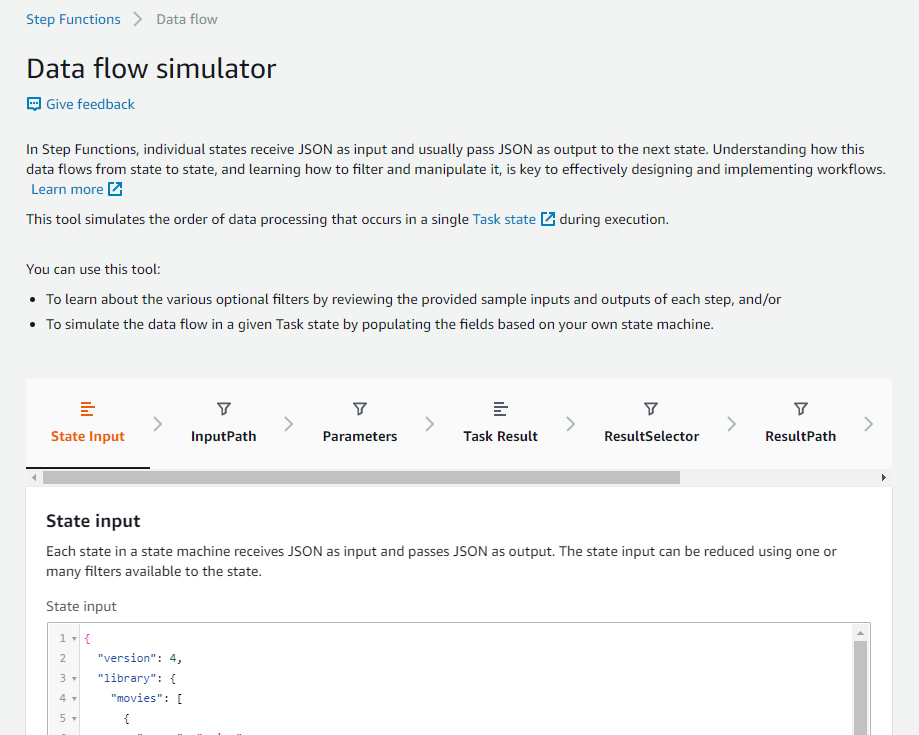 Data flow simulator