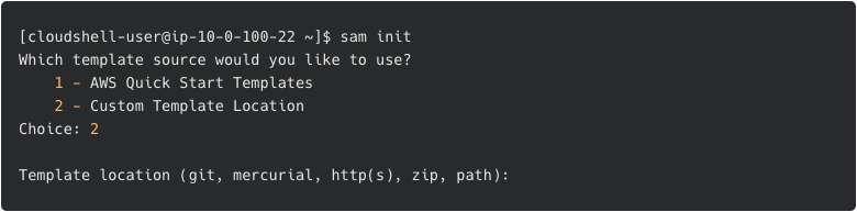 SAM init example