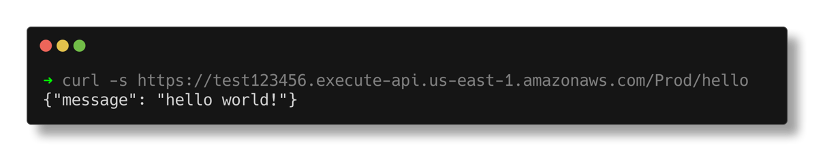 Testing the endpoint