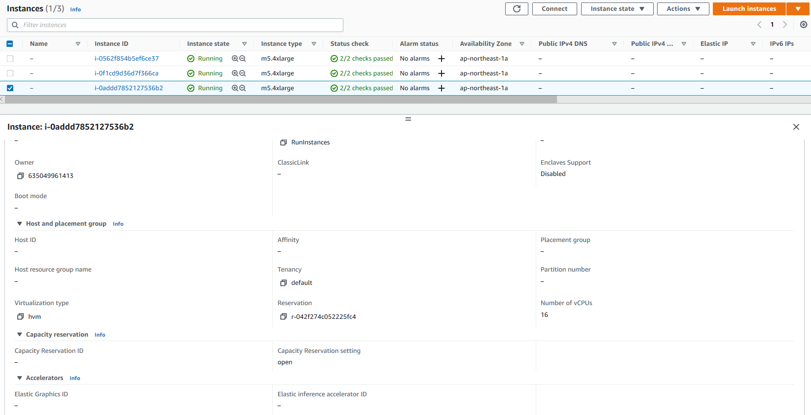 6. Launching more instances from bulk pool