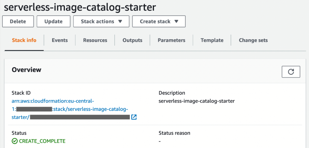 CloudFormation stack