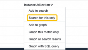 Amazon CloudWatch Metrics Filter