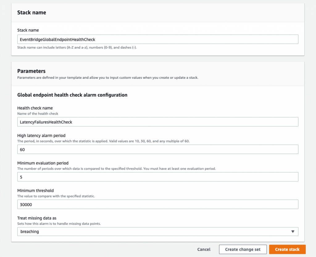 Endpoint configuration