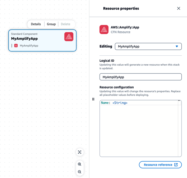 AWS App Composer in the console