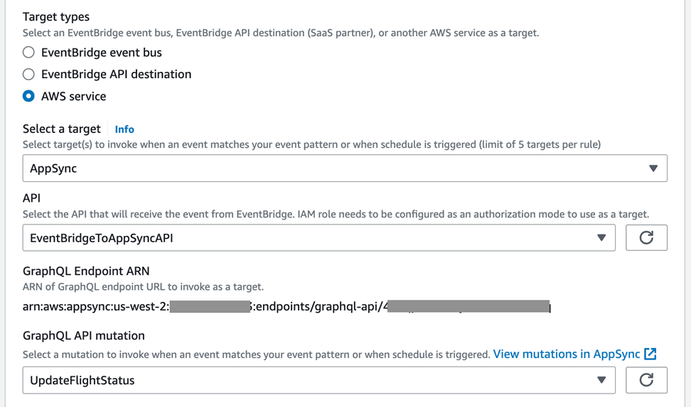 EventBridge target types