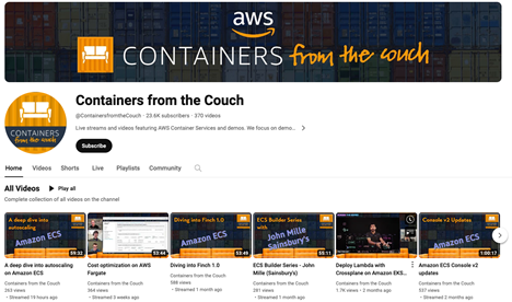 Containers from the Couch