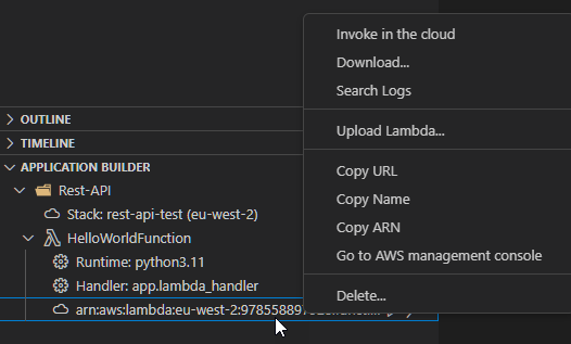Viewing function quick link options