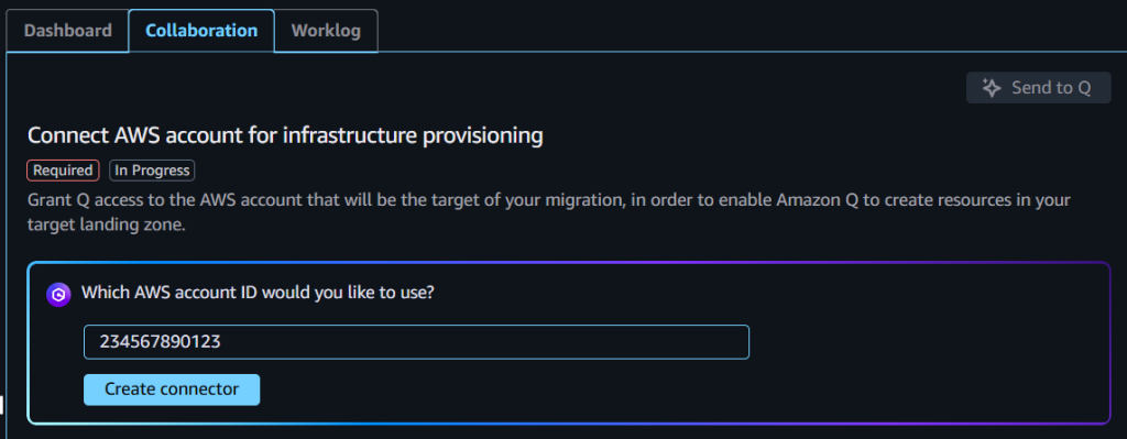 Configuring the VMware infrastructure provisioning account