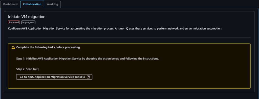 Go to MGN Service console
