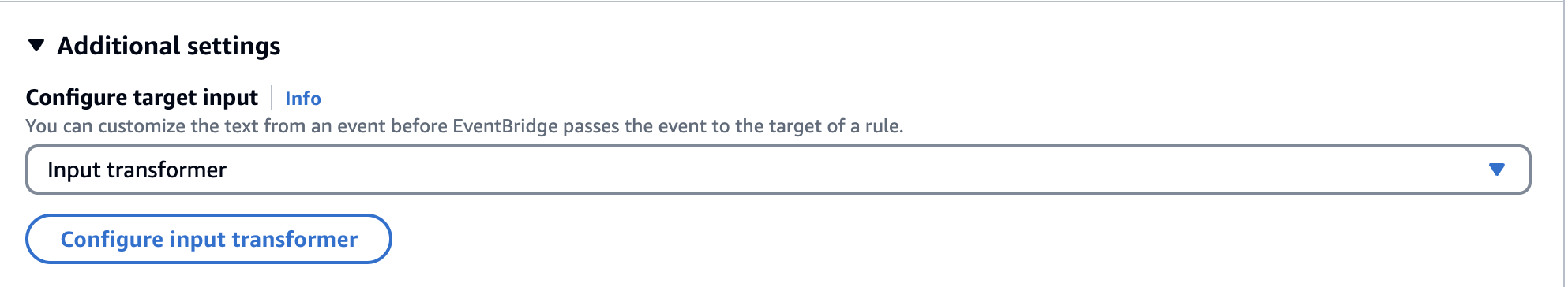 EventBridge Rule Transformer.