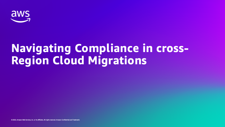 Navigating Compliance in cross-Region Cloud Migrations