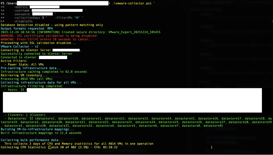 Powershell based VMware Script execution