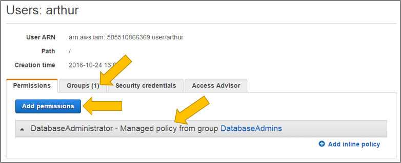 Screenshot of the changed user details page