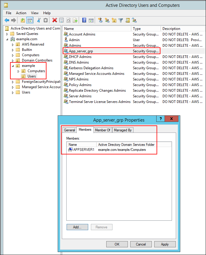 Screenshot of creating a new security group Screenshot of creating a new security group