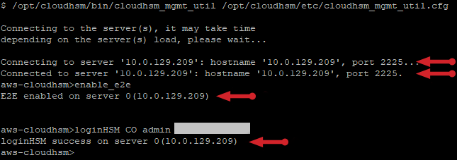 Connecting to a Single CloudHSM