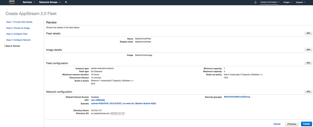 Review your settings