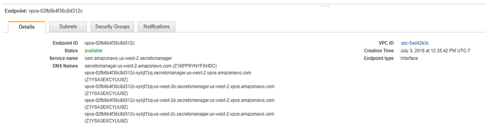 Figure 7: The "Details" tab
