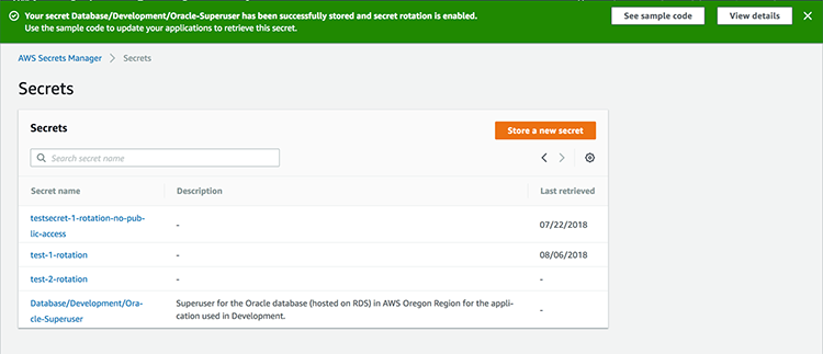 Figure 5: The confirmation notification