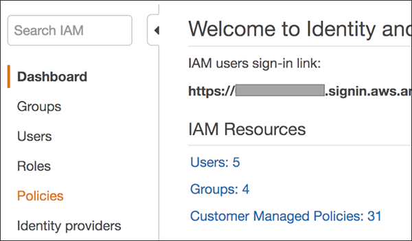 Figure 7: Viewing your new policy