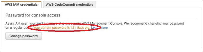 Figure 3: Where to find your password’s age