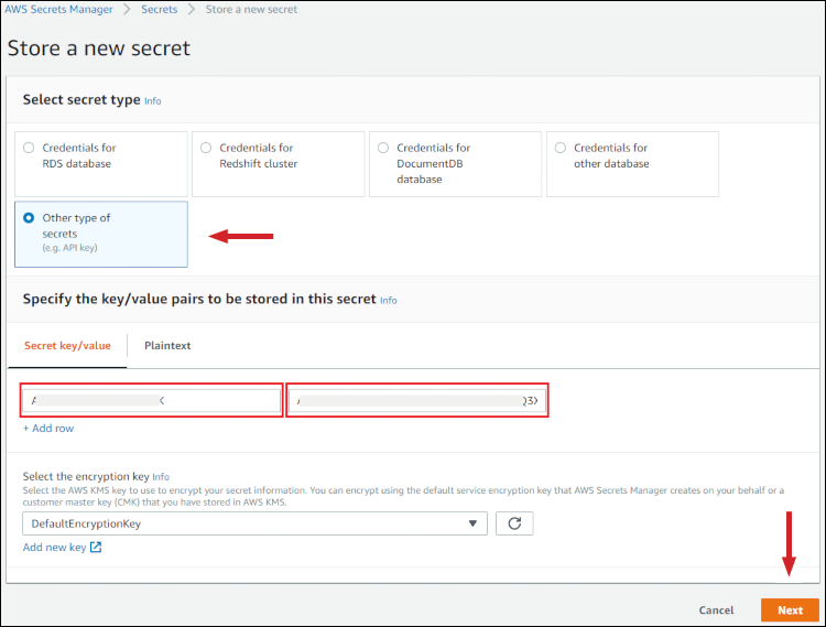 Figure 6: Enter the Amazon SES SMTP user name and password