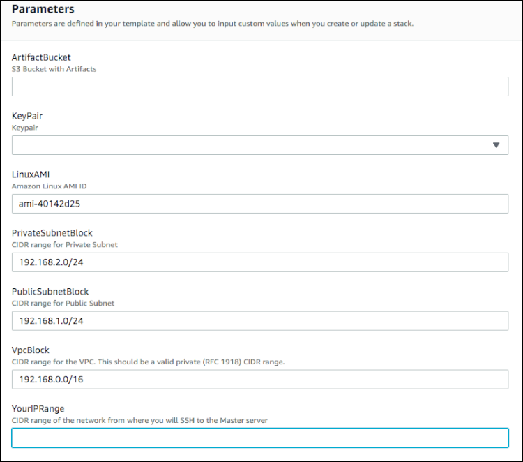 Figure 2: Enter the CIDR of your machine or network