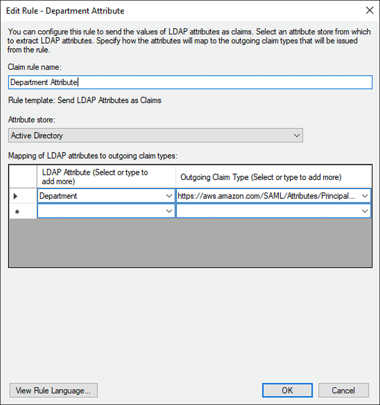 Figure 2: Claim Rule