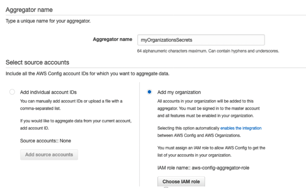 Figure 10: Enable data replication and configure aggregator