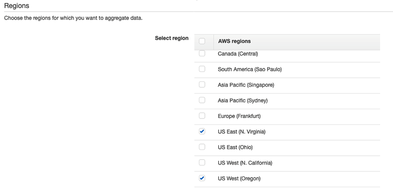 Figure 12: Pick target regions for aggregation