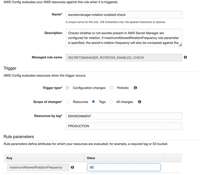 Figure 4: Add managed rule
