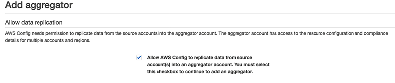 Figure 9: Allow data replication