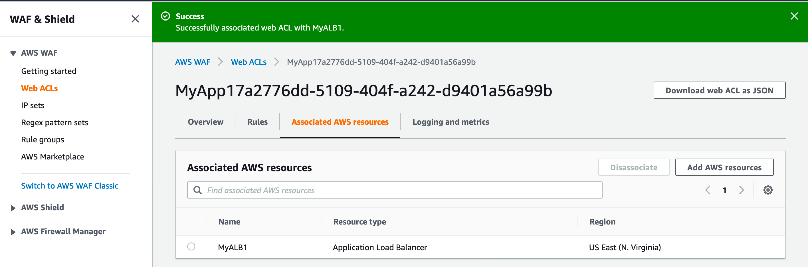 Figure 7: Complete the migration