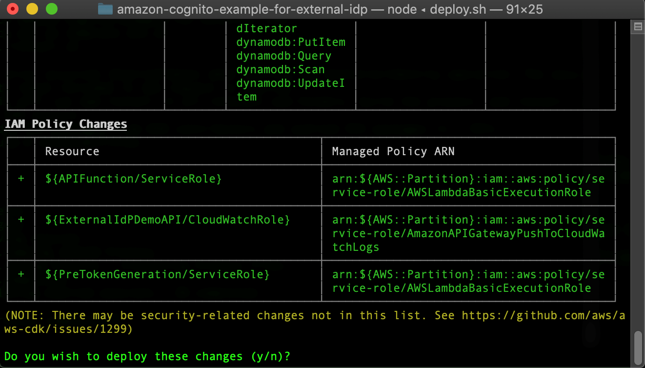 Figure 5: Reviewing and confirming changes