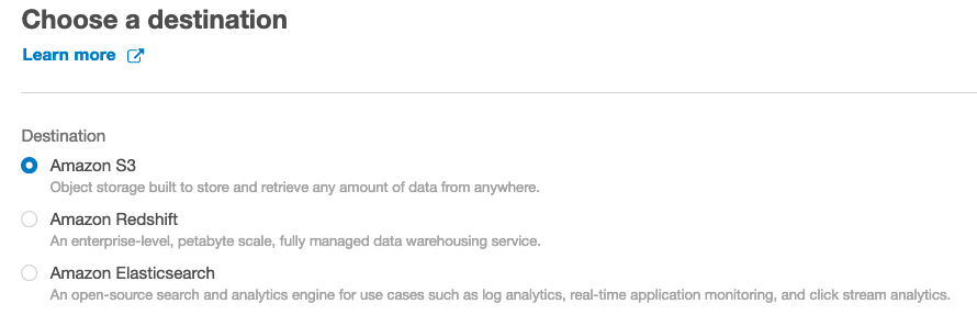 Figure 11: Selecting the destination