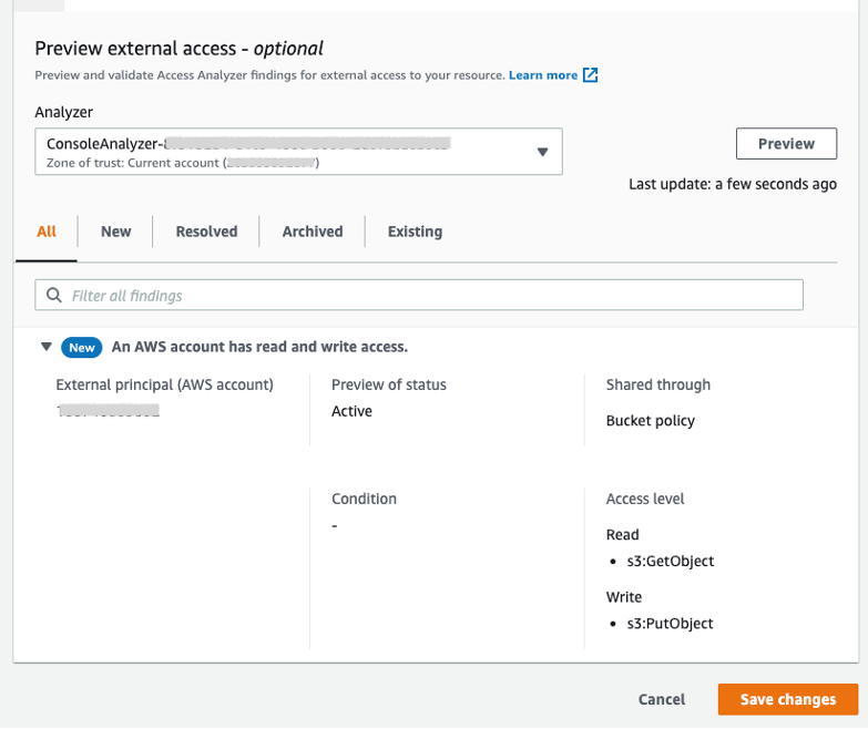 Figure 3: View of the expanded finding details 