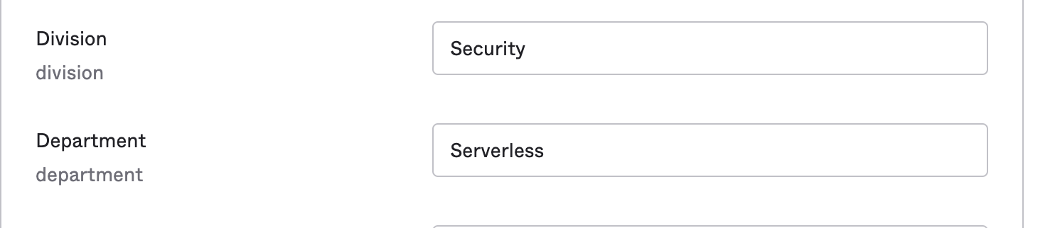 Figure 4: Addition of user attributes in Okta