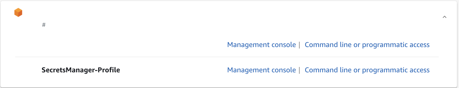 Figure 6: AWS IAM Identity Center ABAC profile access