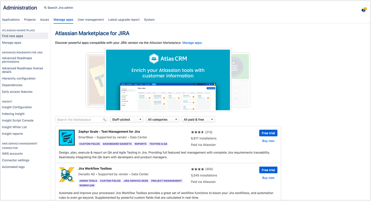 Figure 5: Choose AWS accounts
