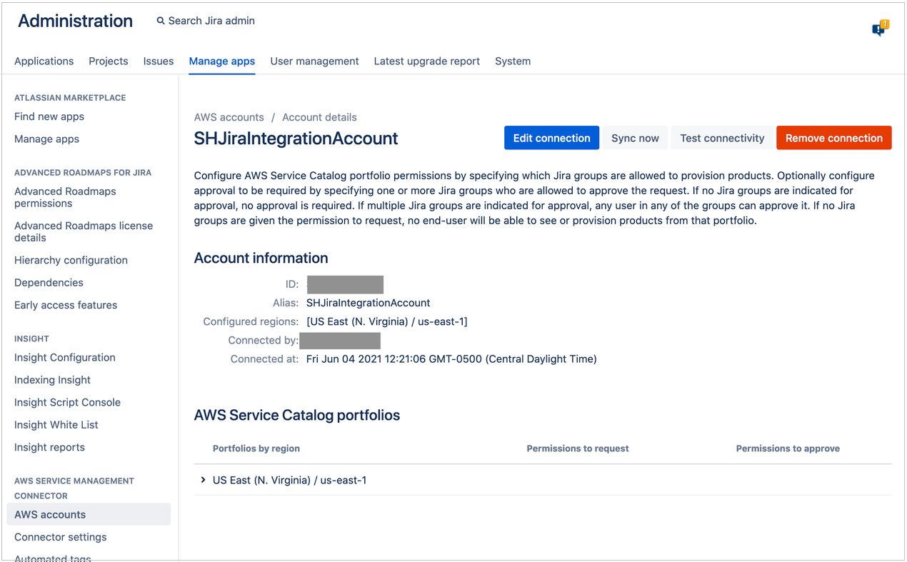 Figure 8: Test connectivity