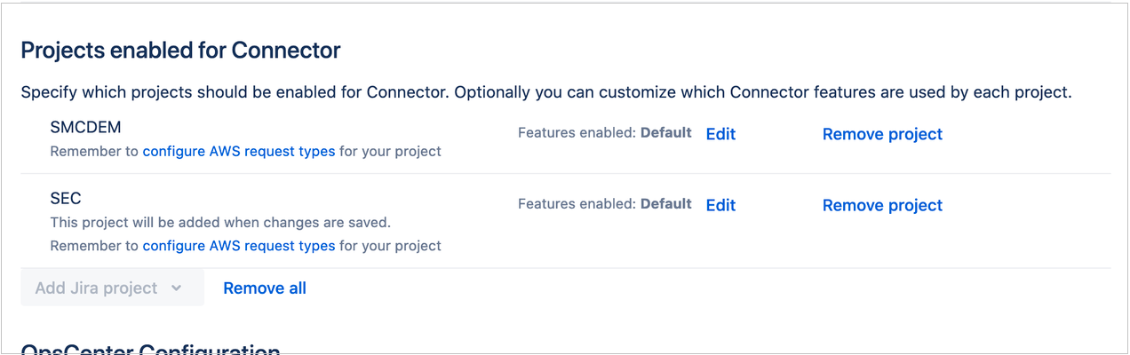 Figure 9: Add the Jira project