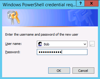 Image of credential request window for user name and password