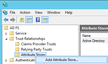 Image of navigating to Add Attribute Store