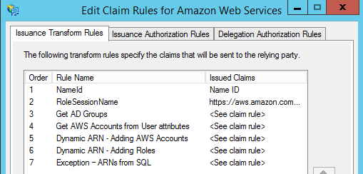 Image of the custom claim rule