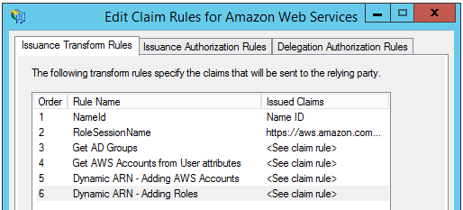 Image of the custom claim rules