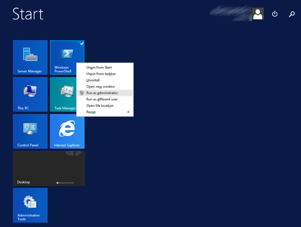 Image of connecting to Domain Administrator user