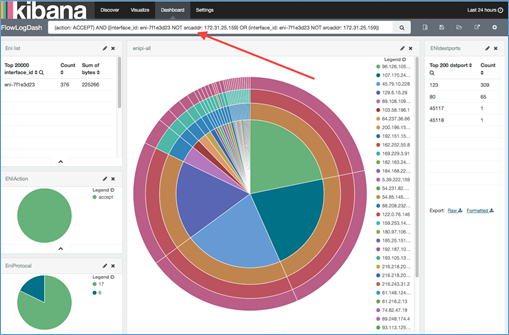 Image of filtered results in the search window Image of filtered results in the search window