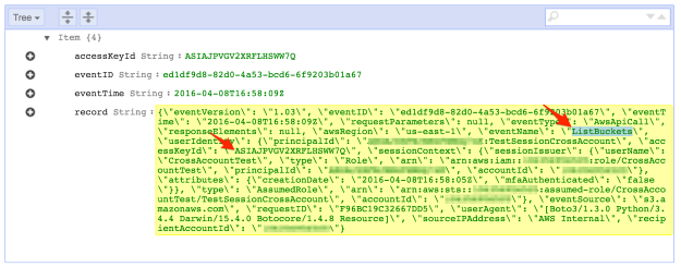 Image showing user jsmith used the cross-account role to list the buckets in the Production account Image showing user jsmith used the cross-account role to list the buckets in the Production account
