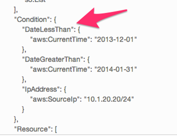 Screenshot showing that the date conditions are switched