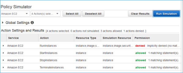 Image of RunInstances denied